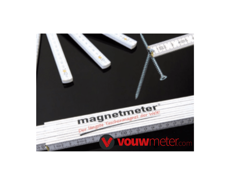Vouwmeter bedrukken Agda 250+ met magneet